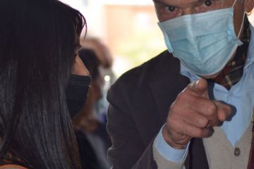 Vernissage mostra RosLoca- Dott.ssa Capuzzo e l'assessore Forni