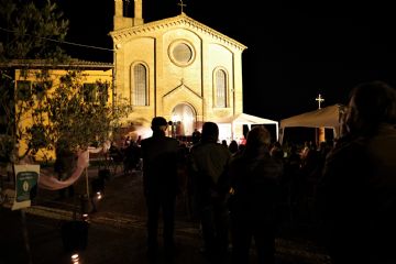 Incontro su Santa Chiara e San Francesco- Chiesa dell'Assunta (detta del Corniolo), San Gabriele