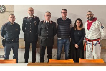 Viceispettore Polizia di Stato Sanacori; Maresciallo Tancredi; Maresciallo Delvecchio; Assessore Sport e Servizi Sociali Nicolas Christophe; Responsabile Safeguarding U.S. Altedo Saporito Mariagrazia; Presidente U.S. Altedo Di Pietro Rian.